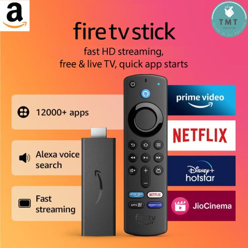 Amazon Fire TV Stick (3rd Gen) Streaming Device with Alexa Voice Remote อุปกรณ์สตรีมมิ่ง