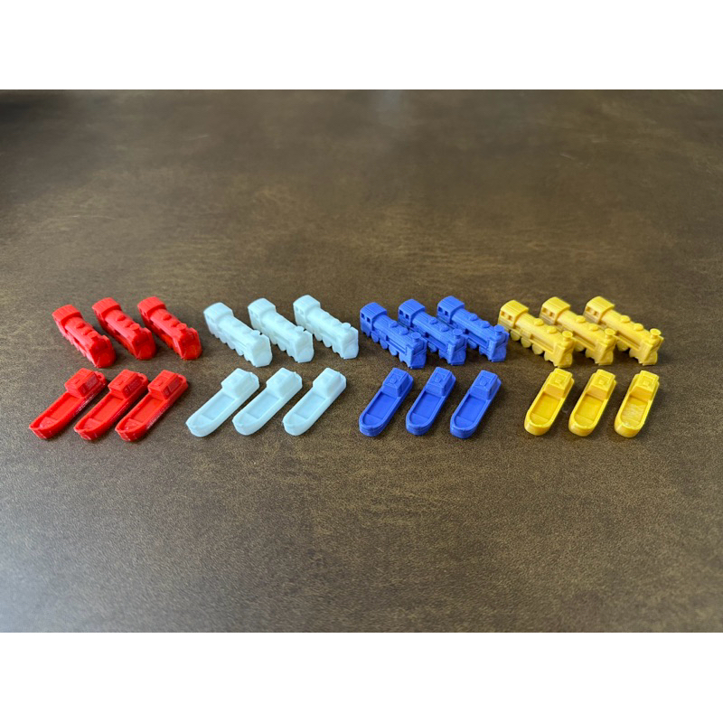 [Plastic] Brass Birmingham / Lancashire Board Game [TH/EN]: Upgraded Tokens - ชุดอัพเกรดโทเค่นรถไฟ/เ