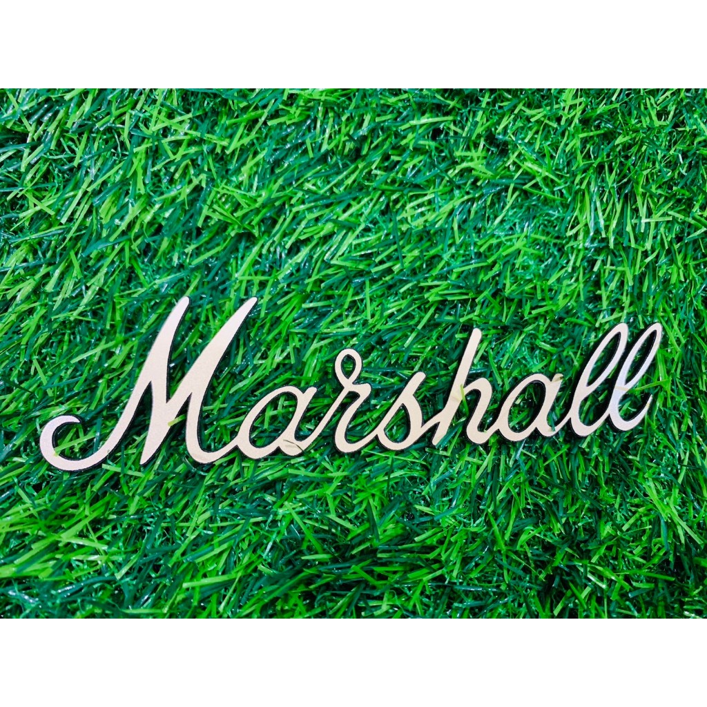 โลโก้ Marshall (เหมือนแท้) ติดตู้ลำโพง diy รูปที่ 7