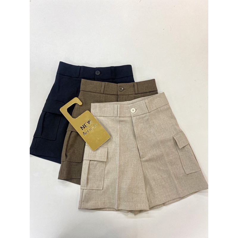 ♥S-XXXL ♥กางเกงขาสั้นคาร์โก้สไตล์วินเทจพร้อมส่ง🛢️ - รูปที่ 2