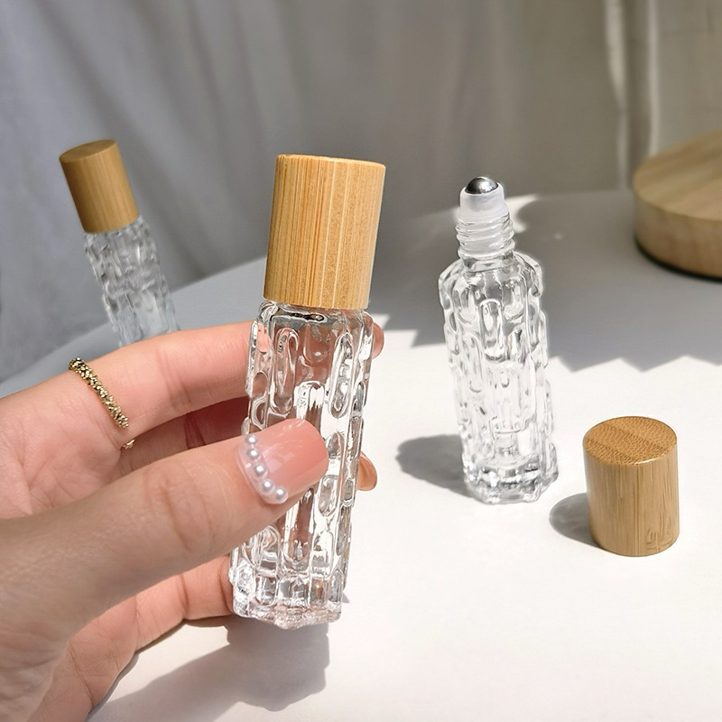 ‼️พร้อมส่ง‼️ขวดน้ำหอมเปล่า แบบลูกกลิ้ง ขวดแก้ว ขนาด10ml