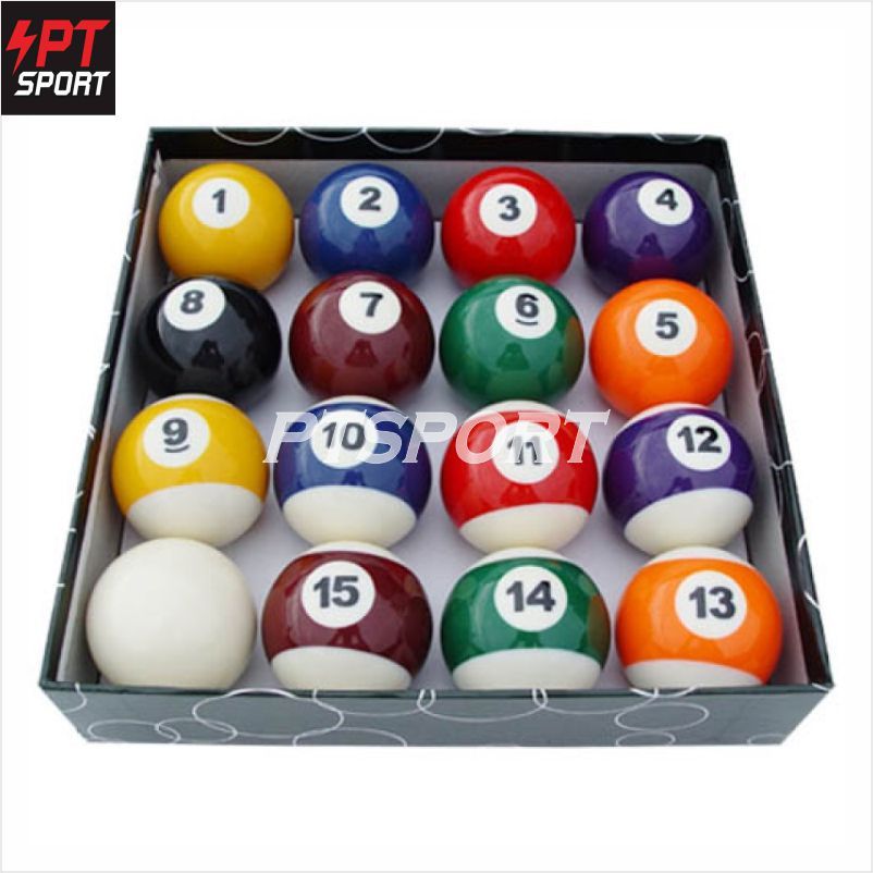 ลูกผีลาย ลูกสนุ๊กเกอร์ Budget Pool/Snooker Ball Set (16 Balls)