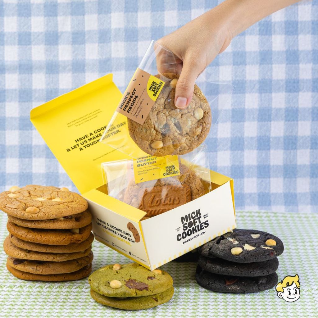 Mick's Soft Cookies - คุกกี้นิ่ม ซอฟคุกกี้ แมคคาเดเมีย Soft Cookie Macadamia Wital Reroute