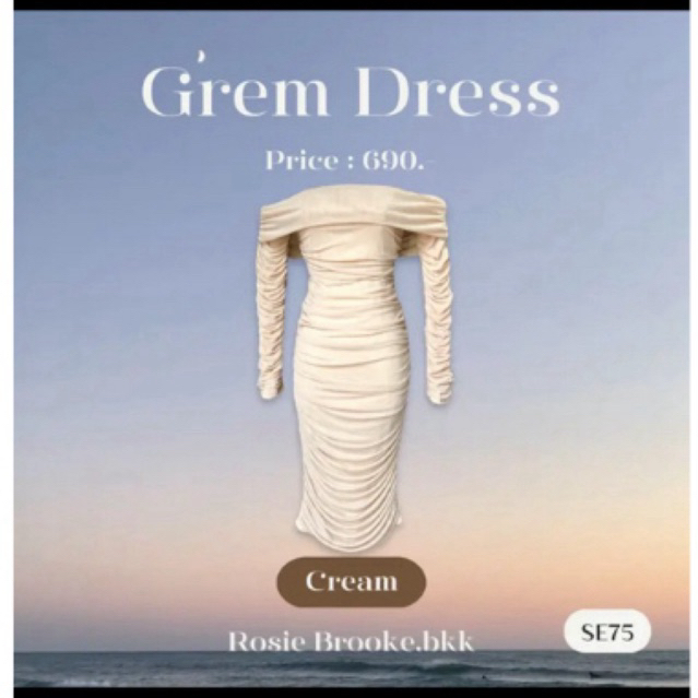 used once juniper.bkk grem dress