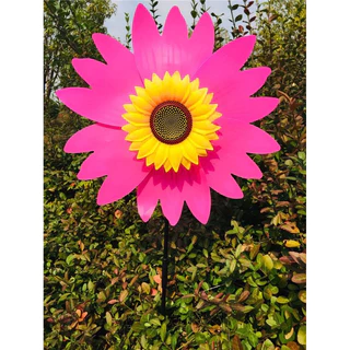 กังหันลมดอกทานตะวัน ขนาด 36 cm สีสันสดใส สวย แข็งแรงทนทาน ราคาถูกที่สุดด