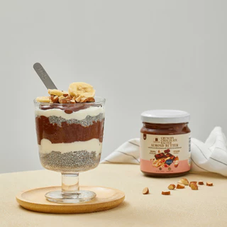 (พร้อมส่ง)เนยถั่ว อัลมอนด์ เนยถั่วคลีน รส Crunchy Chocolate Salted Almond Butter