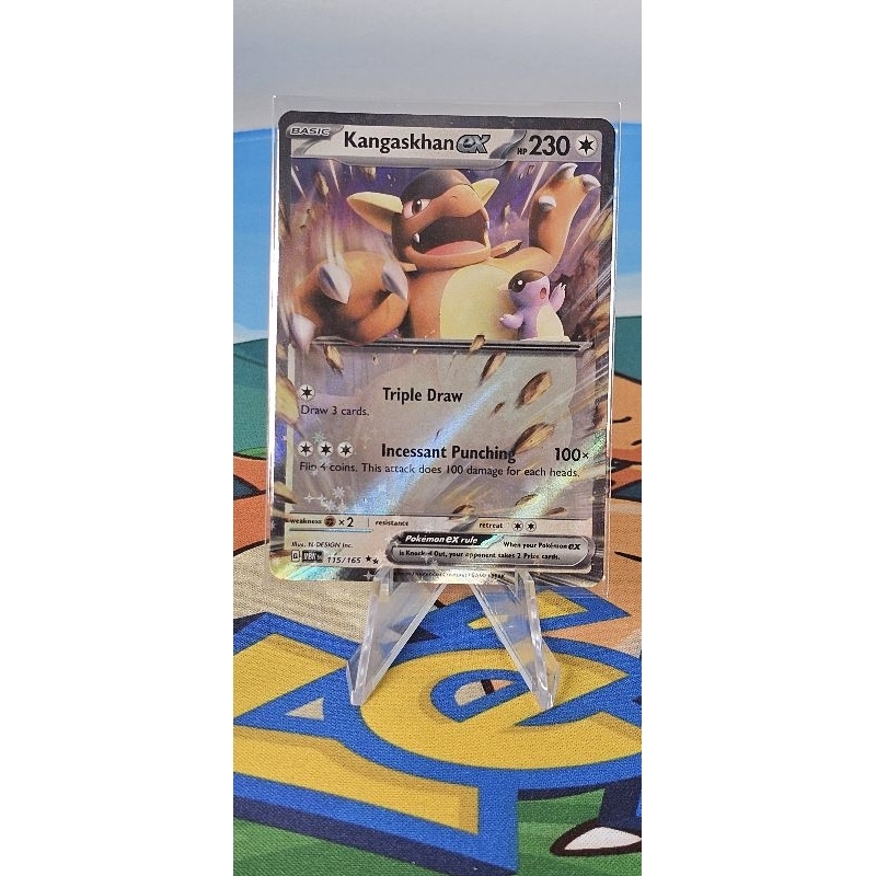 Pokemon Card "Kangaskhan EX 115/165" ENG 151