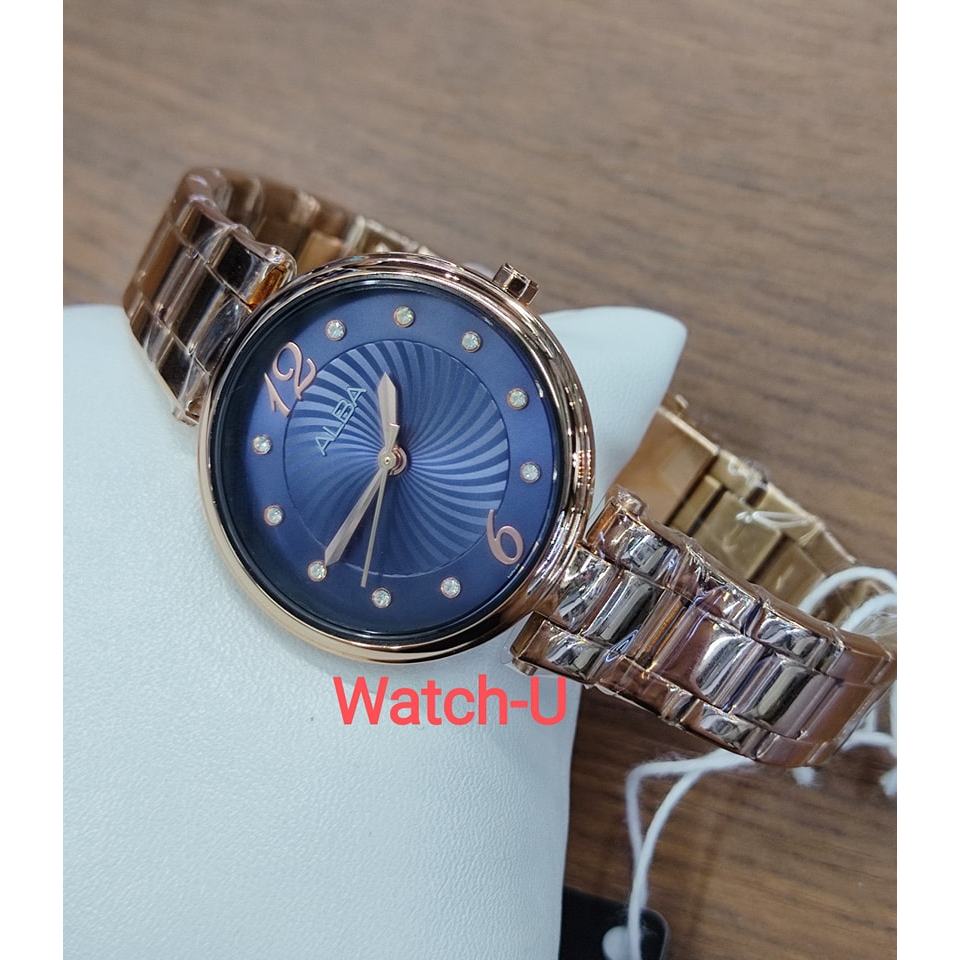 ALBA นาฬิกาข้อมือผู้หญิง Pinkgold รุ่น AH8728X1 AH8728X AH8728