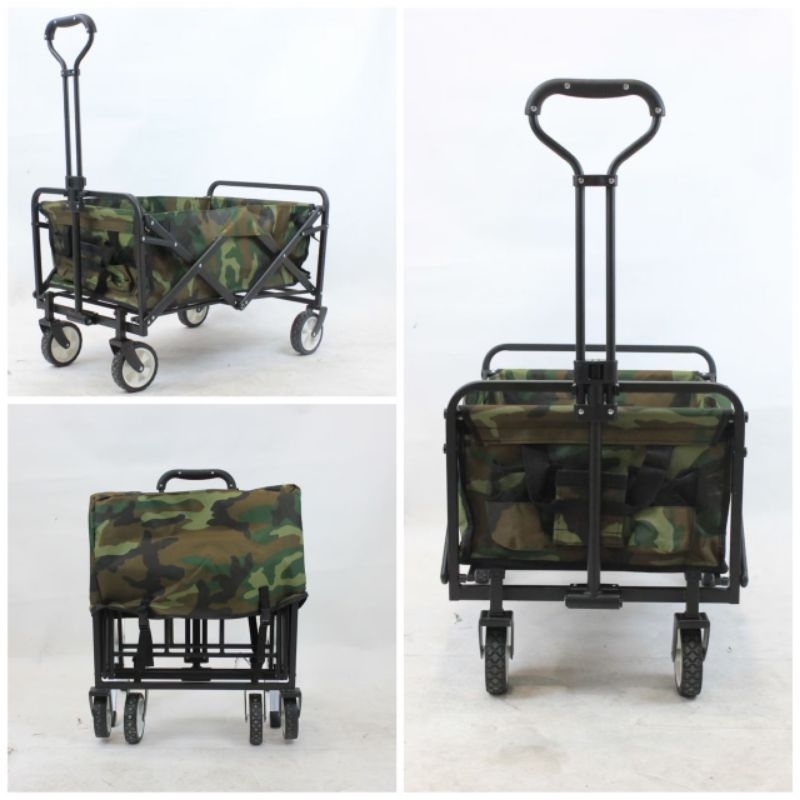 รถเข็นพับได้  SC Folding Trolley 80L - 110L- 120L 144L  พร้อมส่งจากกทม.