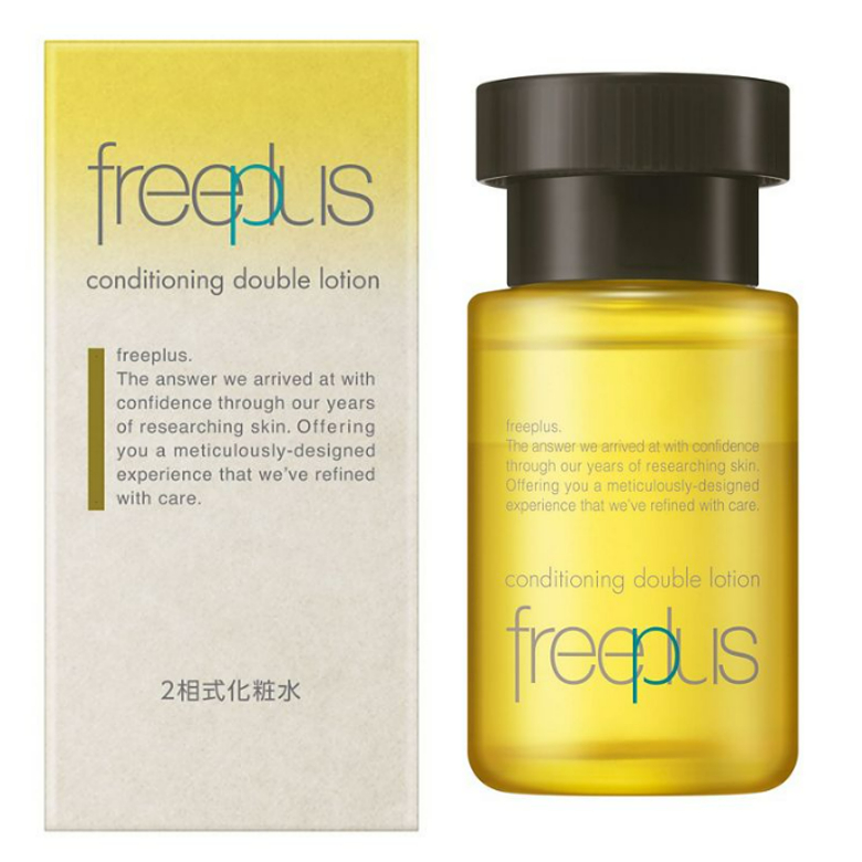 KANEBO FREEPLUS โลชั่นบำรุงผิวหน้า คาเนโบ ฟรีพลัส คอนดิชันนิ่ง ดับเบิ้ล โลชั่น สูตรสควาเลน น้ำมันมะก