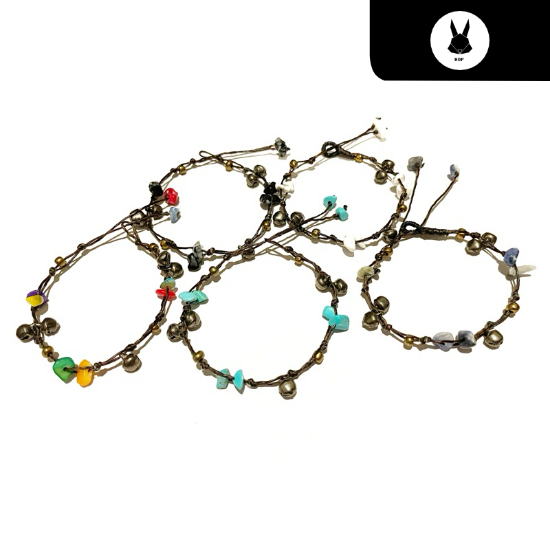 [🇹🇭พร้อมส่งจากไทย] สร้อยข้อมือหินธรรมชาติ วินเทจ