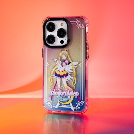 Sailor Moon Eternal - Sailor Moon Eternal (เซเลอร์มูน นิรันดร์) iPhone 16/15/14 Pro/Pro Max -เคสโปร่งใส มีการป้องกันทหารระดับสูง ทนต่อการหกล้มจากความสูง 10 ฟุต และเคสกระจกสไลม์ที่บางเบาและดูดี มีการปกป้องจากการหกล้ม 5327