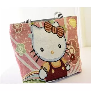 BBAG - กระเป๋าผ้าสะพายข้างลายการ์ตูนสายสั้น 2023 กระเป๋าผ้า(สะพายข้าง)A01