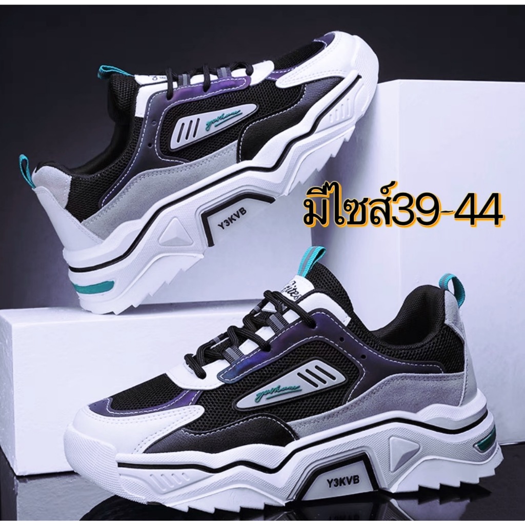 Mavis🔥รุ่นใหม่สุดฮิต🔥  รองเท้าผ้าใบผู้ชาย เท่ๆ M73ส้ม เขียว  พร้อมส่ง