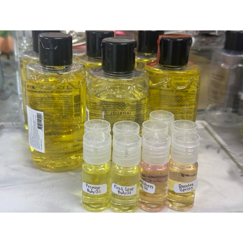 Journal  Body Oil First Love , Nang Ram และกลิ่นอื่นๆ แบ่งขายขนาด 10 ml 💯💯💯