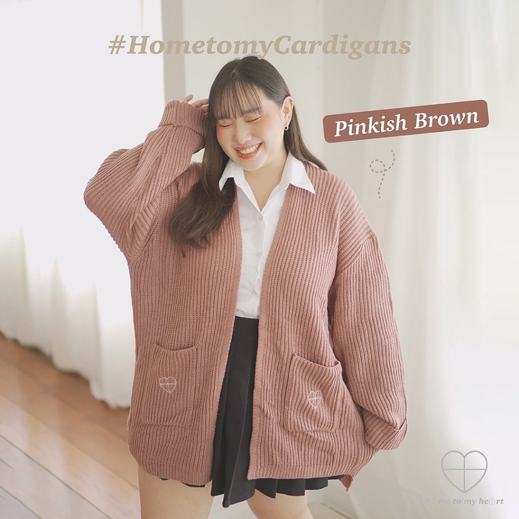 พร้อมส่ง Home to My Heart Cardigans คาร์ดิแกนไหมพรม