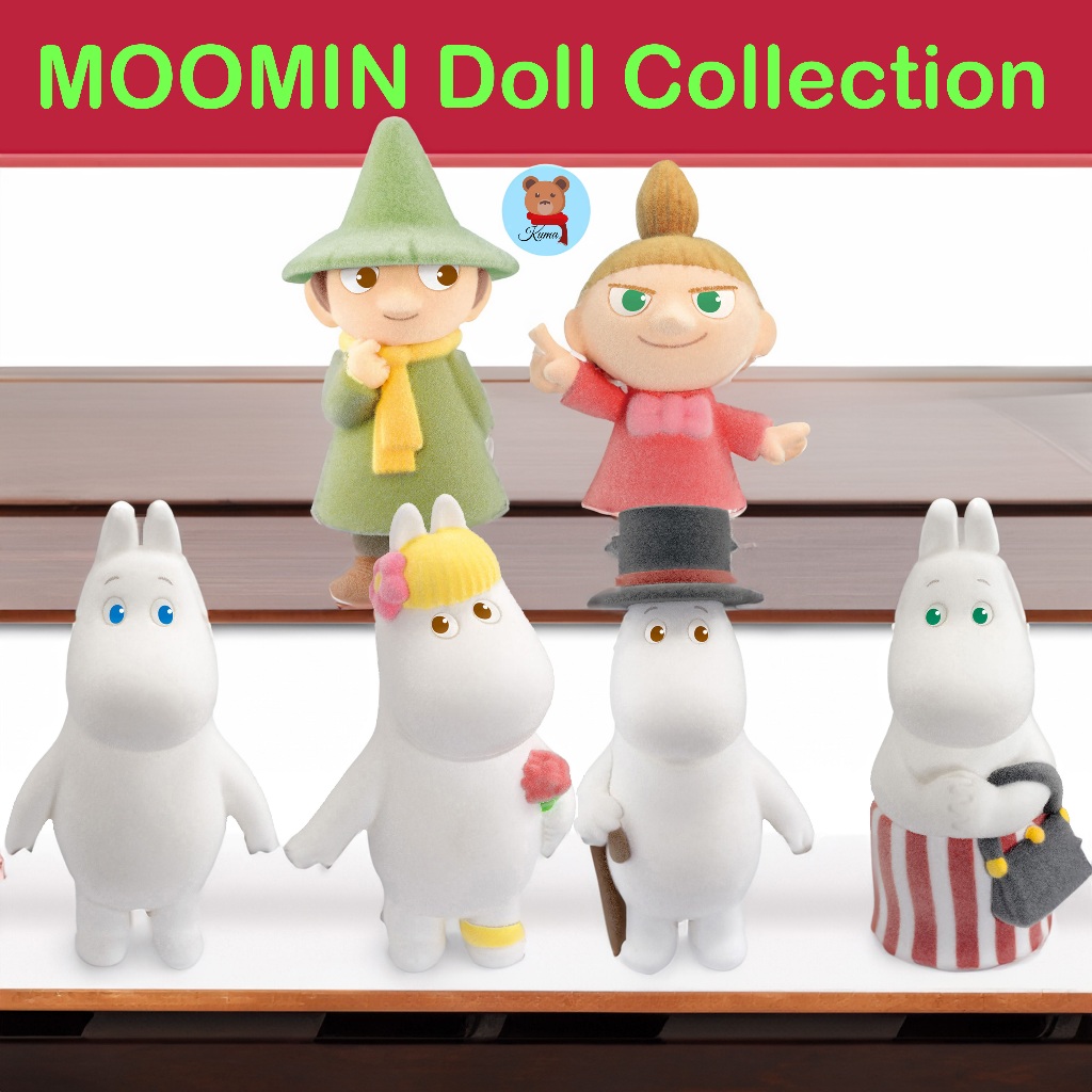 ✅MOOMIN Doll Collection bandai mini figures Gashapon🇯🇵โมเดล กาชาปอง มูมิน กล่องครบ ฟิกเกอร์เล็กน่ารัก