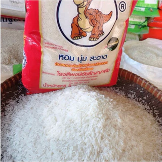 ข้าวหอมมะลิใหม่ปี 69 ไดโนเสาร์ 15 กก. 2 ถุง