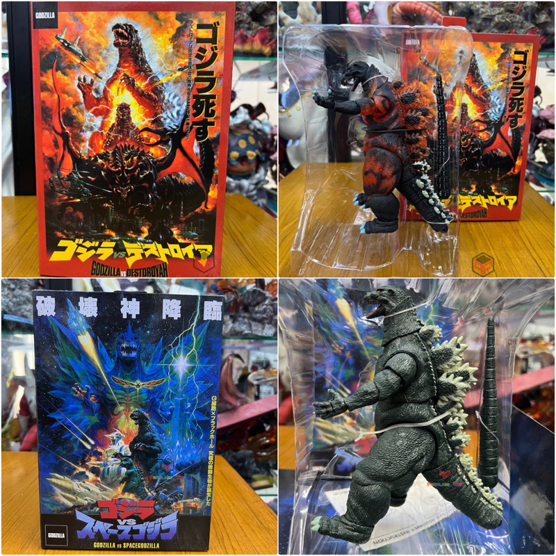 โมเดล ก็อตซิลล่า NECA ขยับแขนขาได้ มีอุปกรณ์เปลี่ยนสูง 17-18เซ็น Model Godzilla vs Destoroyah สูง 16