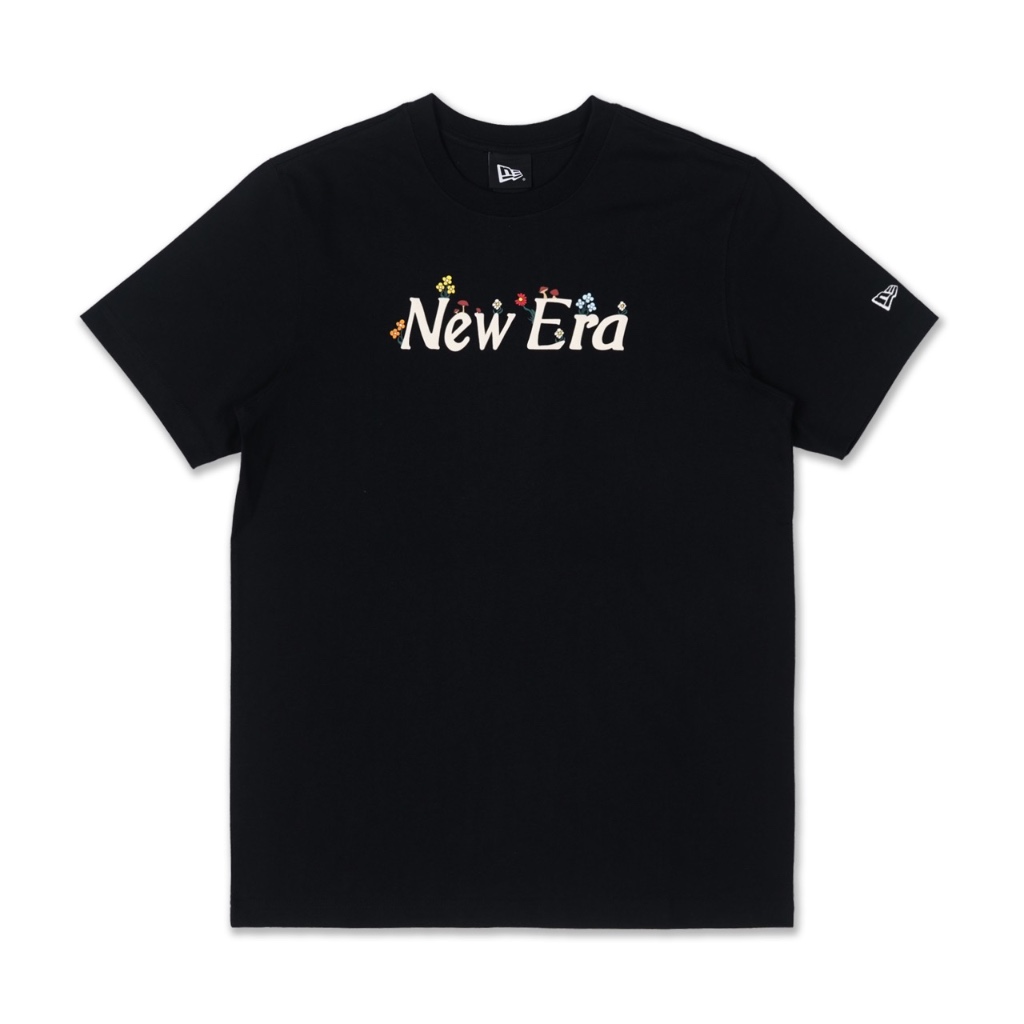 NEW ERA WILD FLORAL BLACK SHORT SLEEVE T-SHIRT 13957250