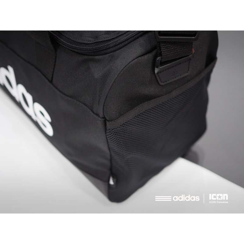 adidas Linear Duffel Bag - Core Black l พร้อมถุง Shop | ลิขสิทธิ์แท้ ✔