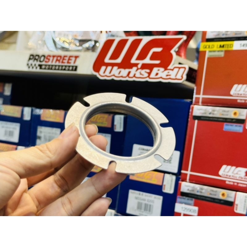 แหวน ล็อคแตร ล็อคสวิทแตร ปุ่มกดแตร ให้แน่น ใช้ได้กับสวิทแตรหลายรุ่น momo sparco omp  เหล็กหนา แข็งแรงมาก