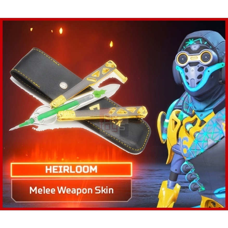 ส่งใน 24 ชม.โมเดล Octane Heirloom Butterfly (เป็นปากกาสามารถเขียนได้) Apex Legends Octane's Heirloom