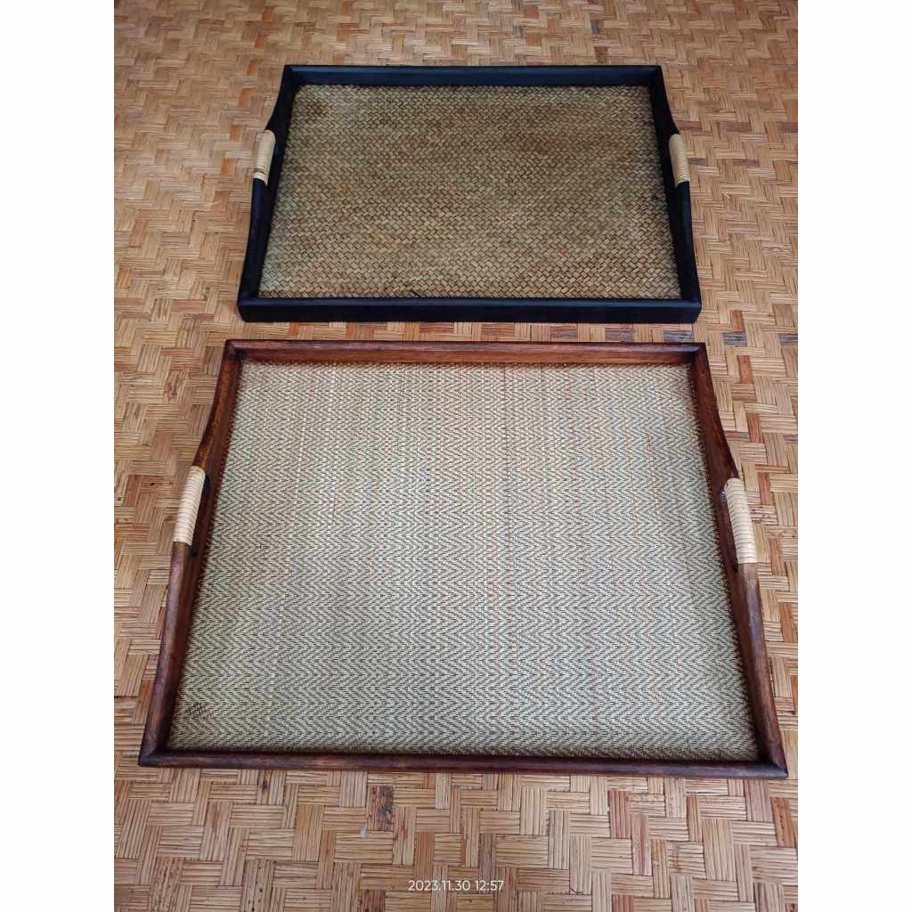 ถาดหูโค้งแบบใบใหญ่สุด ถาดหูโค้งจัมโบ้ขนาด 45*55*5.5เซน. มี2สีให้เลือก