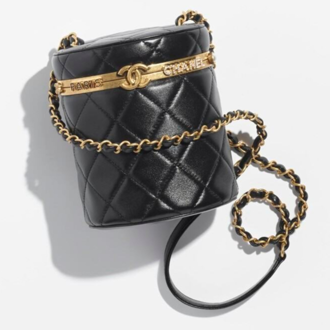 Chanel/ขนาดเล็ก/กระเป๋าเครื่องสำอาง/กระเป๋าสะพายข้าง/ของแท้ 100%