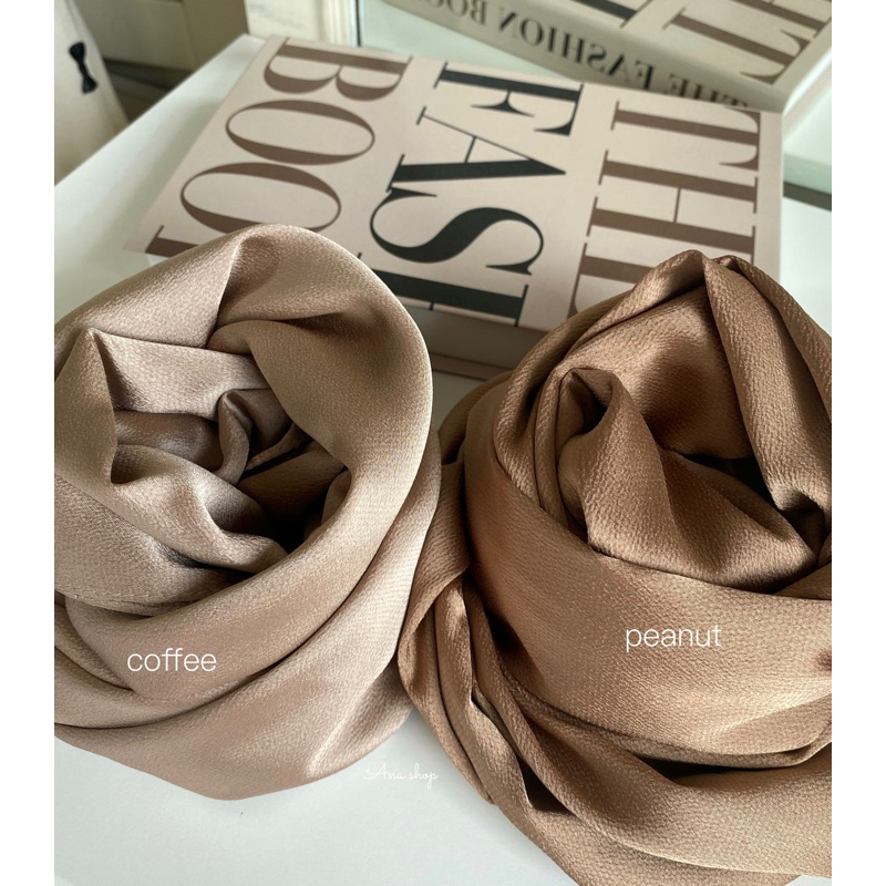 Satin~ Hijabผ้าคลุมบับเบิลซาติน มีให้เลือกถึง 18 สี
