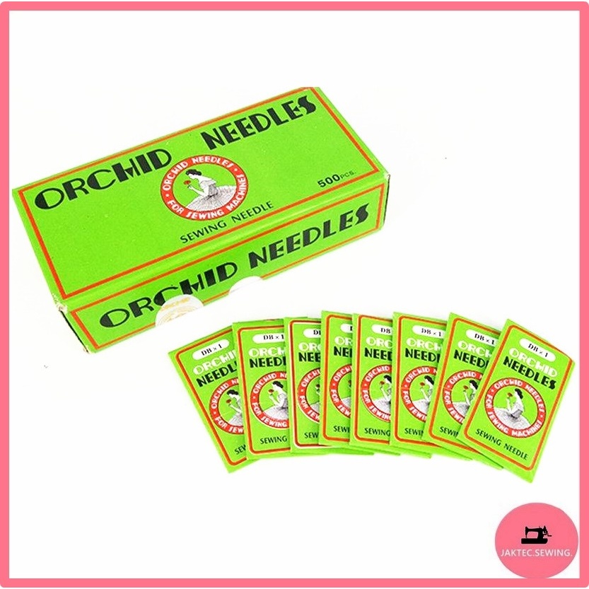 เข็มจักร ยี่ห้อ ORGAN กล่องเขียว (DB*1) สำหรับจักรเย็บอุตสาหกรรม ***ราคาต่อ 1 ห่อ***