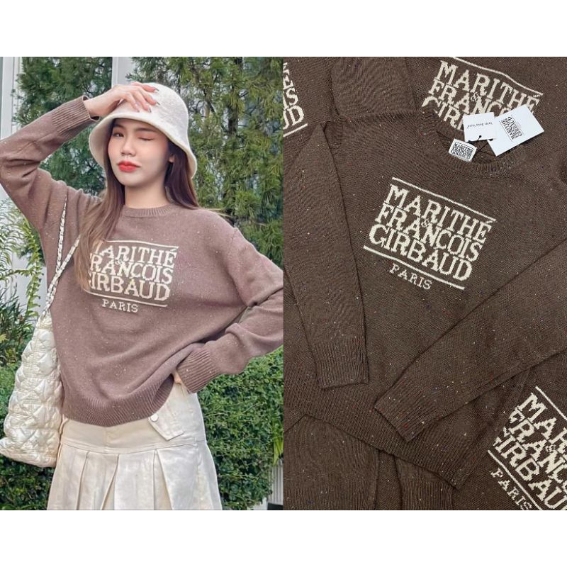 Valen เสื้อสเวตเตอร์ ไหมพรม ทอลายMarithe