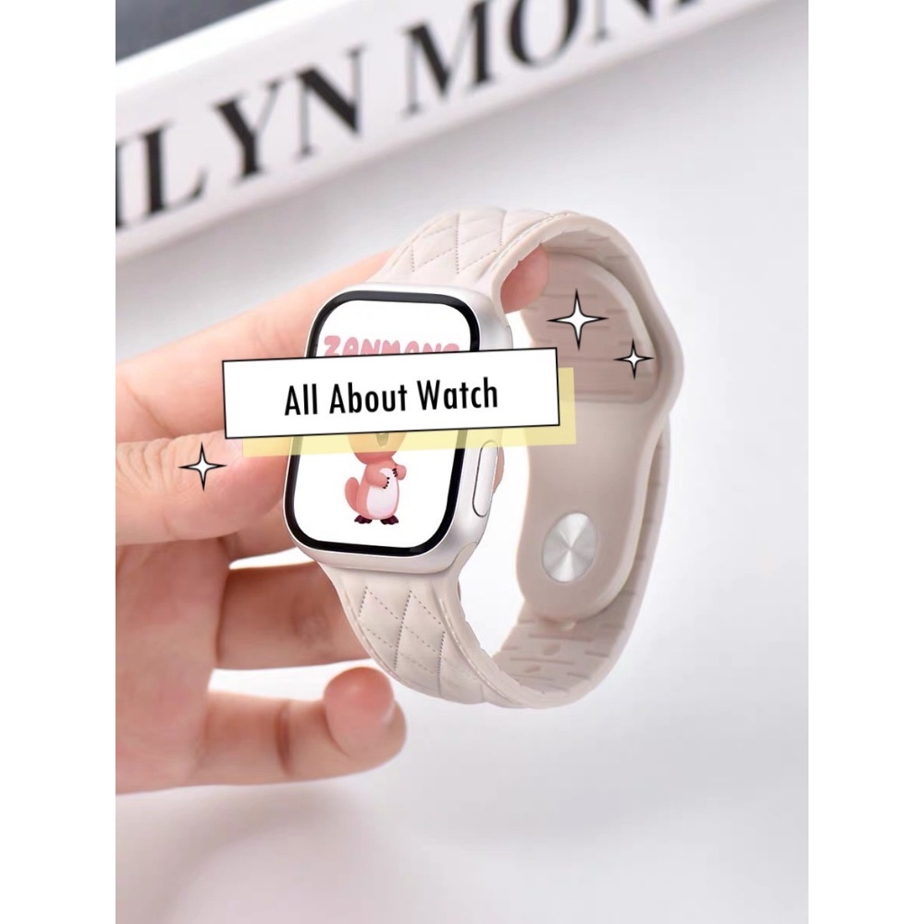 มาใหม่ สายนาฬิกา ลายโซฟา สวยหรู ใช้ได้กับ Smart Watch 9 8 7 6 5 4 3 2 1 Se Ultra 1 2 และ LG69 HK9Pro