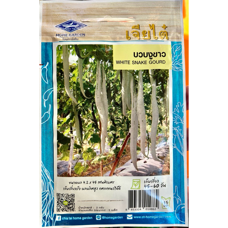 เจียไต๋ บวบงู สีขาว (5 เมล็ด)