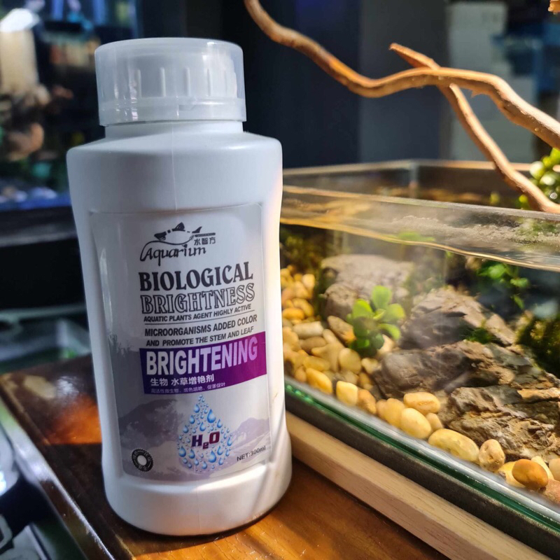 BRIGHTENING PROMOTE COLOR,STEM AND LEAF biological แบคทีเรียเร่งสีและแตกยอดใช้เป็นประจำเพื่อไม้น้ำที่ใบและสีสันที่สวยงาม