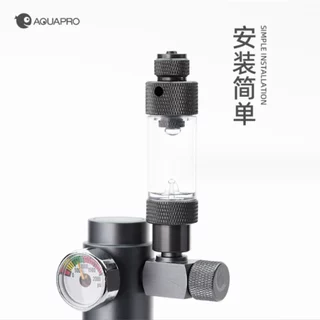 นับฟองสำหรับนับปริมาณ Co2 ให้เหมาะสม แบบหัวเดี่ยว และหัวคู่เติมน้ำได้ไม้ต้องเปิด