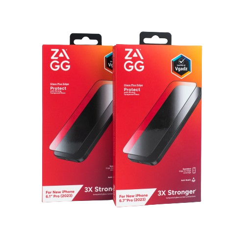 ZAGG Glass Plus Edge ฟิล์มกระจก สำหรับ 15 Pro / 15 Pro Max – สี Clear
