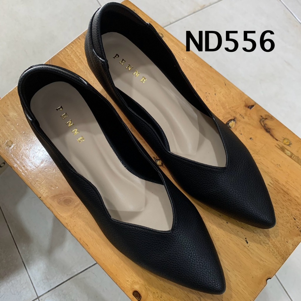 รองเท้าคัทชูมีส้น PENNE ND556 สีดำ