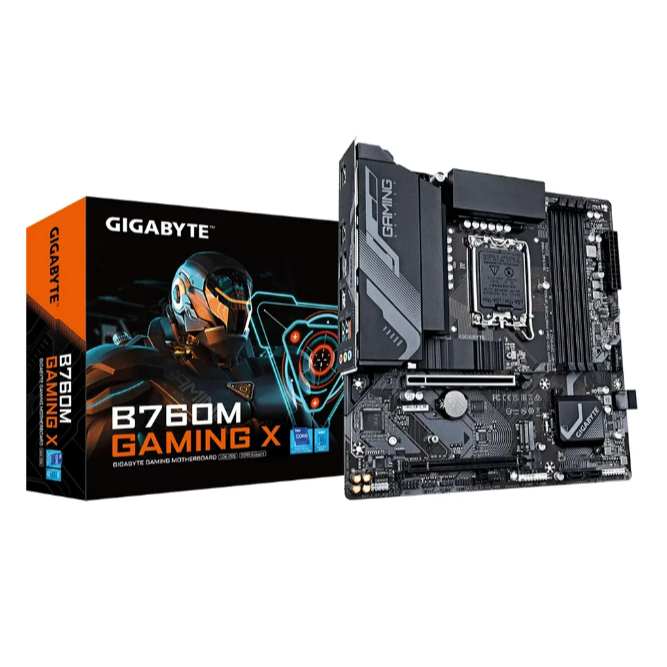เมนบอร์ด MAINBOARD (เมนบอร์ด) GIGABYTE B760M GAMING X (REV. 1.0) (DDR5) (SOCKET LGA 1700) (MICRO-ATX