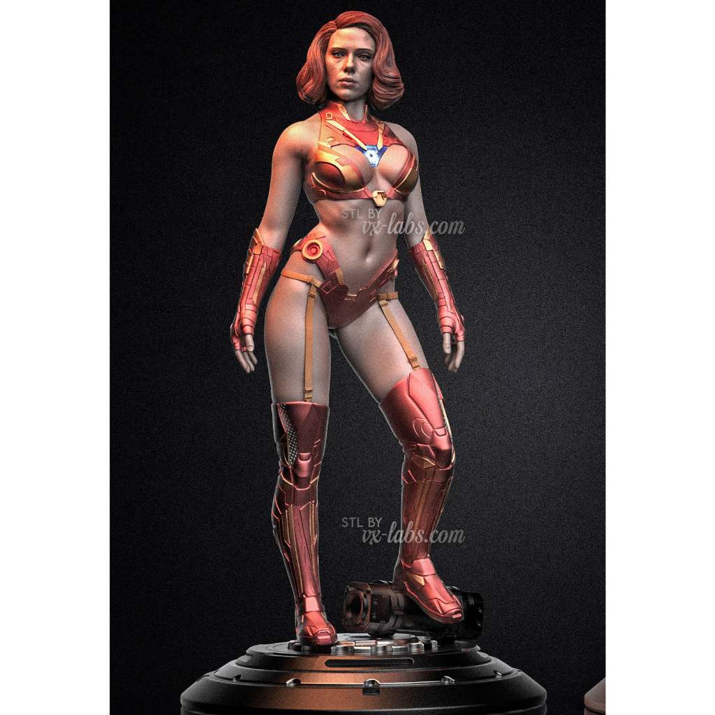 [โมเดลไม่ทำสี] Iron Widow VX-Labs + NSFW [Mavel] 3D printing model