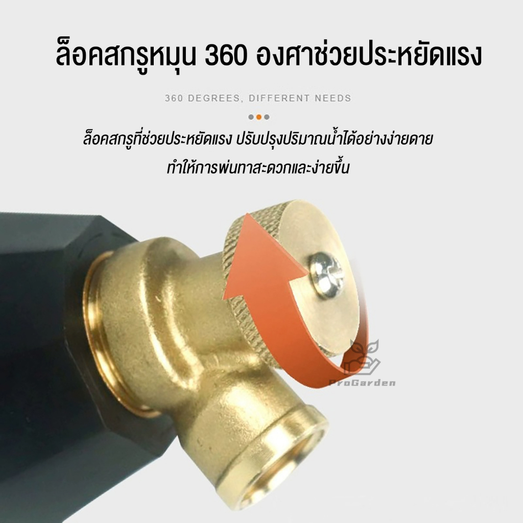 หัวฉีดทองเหลืองน้ำฝอย แรงดันสูง หมวกดำ ละอองตัดหมอก รงดันสูงสปริงเกลอร์รดน้ำ เป็นละอองเหมาะสำหรับพ่นฉีดน้ำ ราคา ถูกที่สุด ดีลบีเคเค แกลเลอรีภาพที่ 3