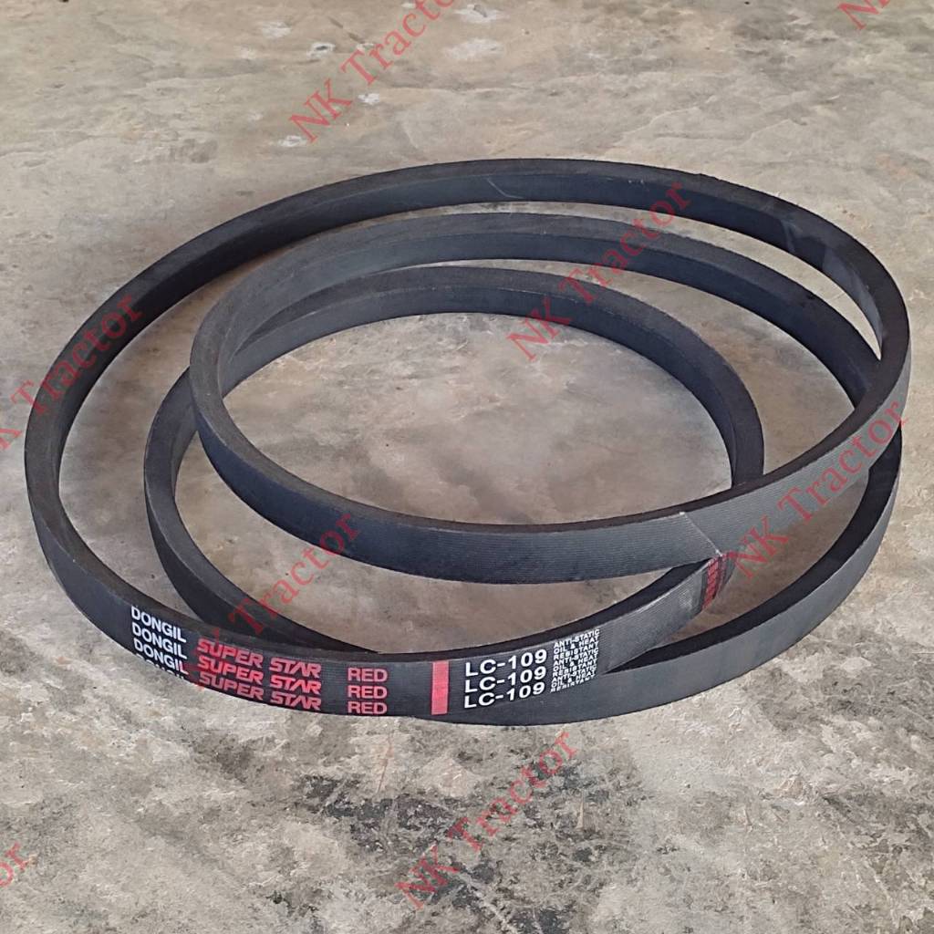 (สีแดง) แท้100% Made in Korea สายพาน เรียบ LC109 AW70 / AW82V / AW82GV / YH850 / YH1180 ยันม่าร์ Don