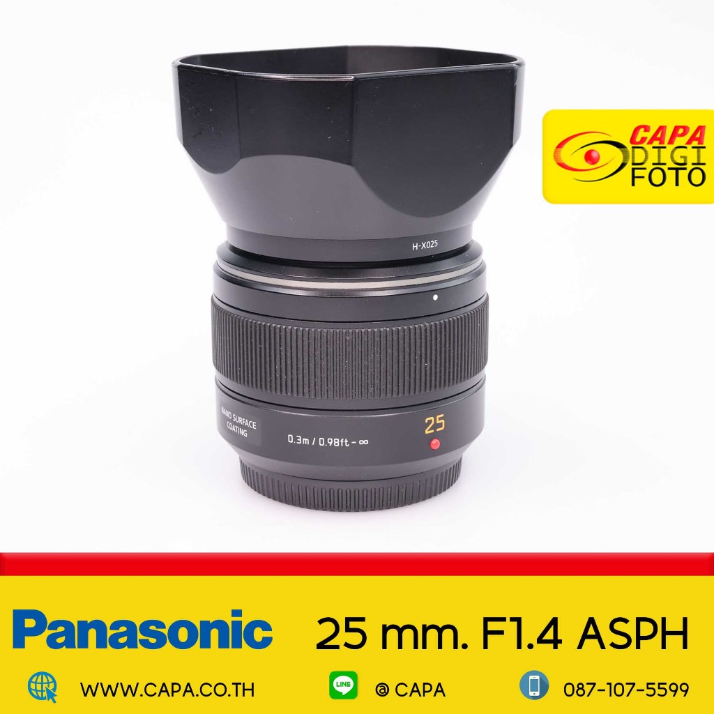 [USED]  PANASONIC 25MM. F1.4 ASPH DG Leica YC