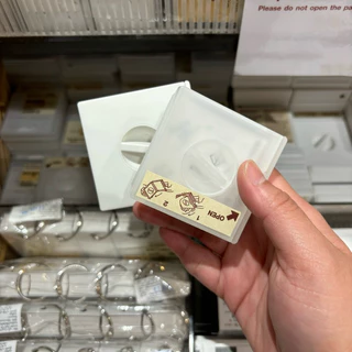 MUJI⚡️ ตลับเก็บสายชาร์จ พร้อมฐานตั้งมือถือ PP Cable Case with stand square มูจิ ของแท้