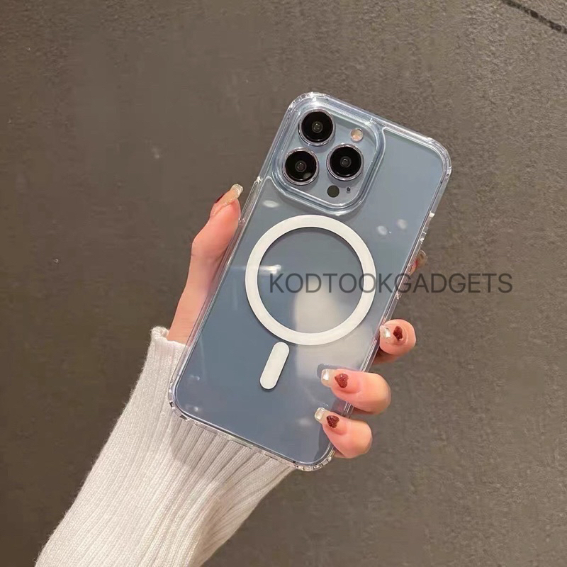 เคสแม่เหล็กชาร์จไอโฟน Megnetic ชาร์จได้จริง 📌 รุ่นบาง✨มีไอโฟน 16 series  รุ่นนี้ขอบ TPU ไม่หนา กันกร