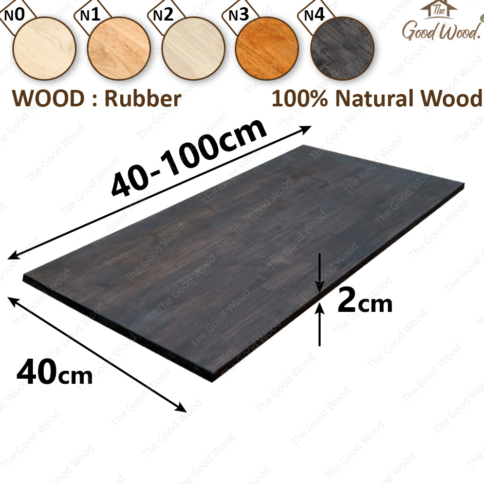(จัดส่ง 1-2 วัน) หน้าโต๊ะ ไม้พารา หนา20mm. กว้าง 40cm. ยาว 40-100cm. เกรดAC ต่อฟันปลา แผ่นไม้ งานไม้