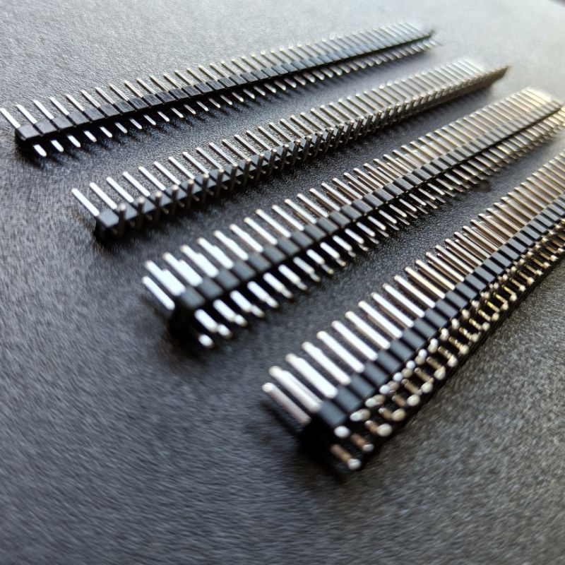 Pin Header พินเฮดเดอร์  ก้างปลา ระยะขา : 2.54 mm.