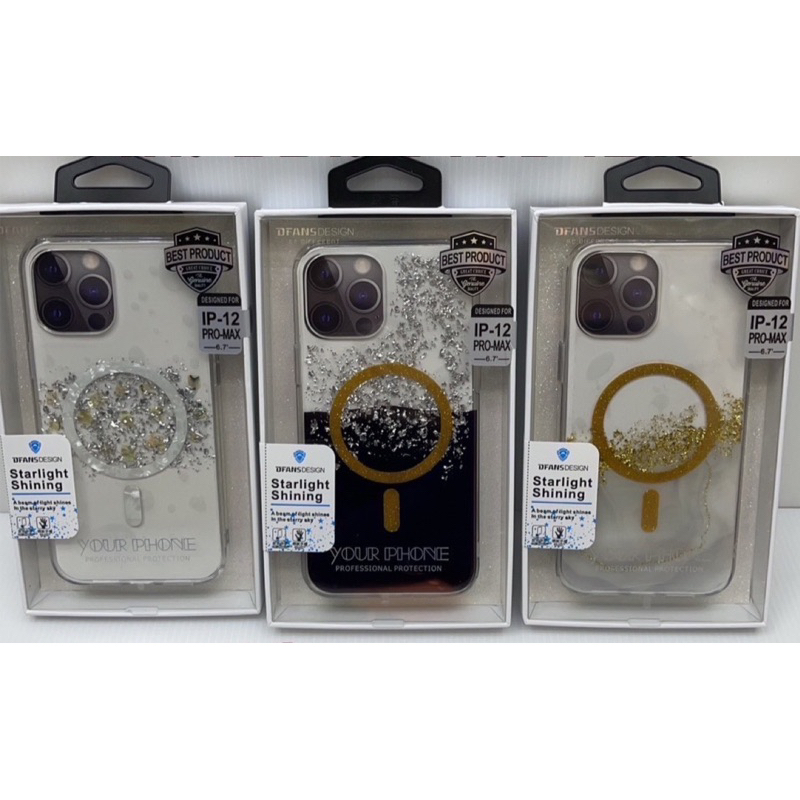 DFANSDESIGNเคสแม่เหล็กลายหินอ่อนกลิตเตอรมีรุ่นlp12promax，13，13pro，13promax，14，14pro，14promax，15，15pro，15promax