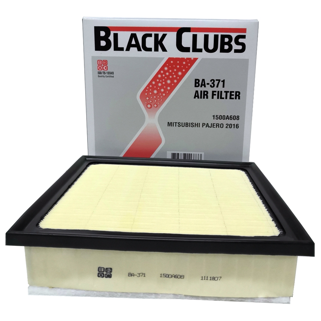 BlackClubs ไส้กรองอากาศมิตซูบิชิ PAJERO 2.4, TRITON 2016   ดีเซล        รหัส BA371