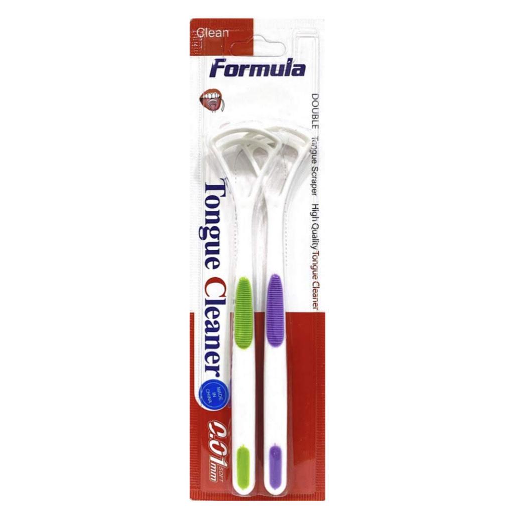 Tongue Cleaner 2pc  Mouth Cleaner Plastic, Rubber Tongue Cleaner